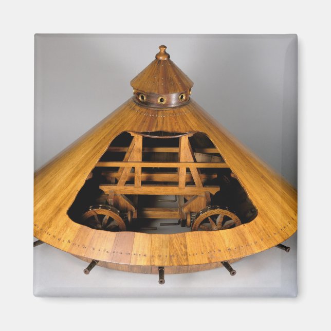 Aimant Modèle de reconstruction du design de da Vinci (Devant)