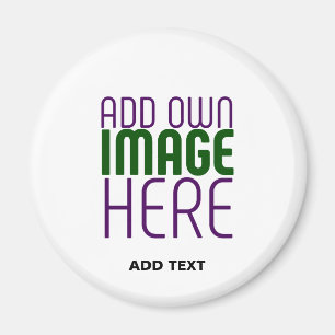 AIMANT MODÈLE DE TEXTE D'IMAGE BLANCHE SIMPLE MODERNE
