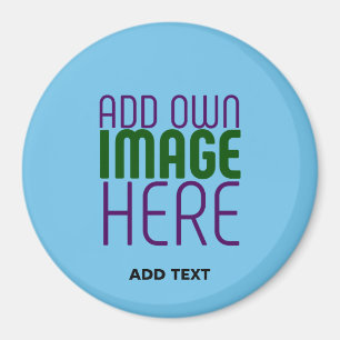 AIMANT MODÈLE DE TEXTE D'IMAGE BLEU SKY SWAG MODERNE MODI