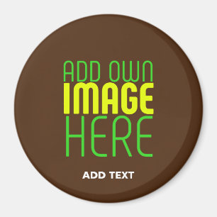 AIMANT MODÈLE DE TEXTE D'IMAGE BROWN SIMPLE MODERNE