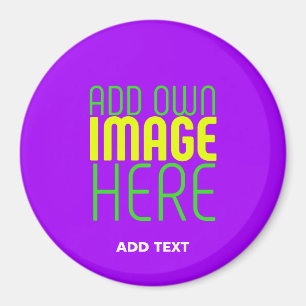 AIMANT MODÈLE DE TEXTE D'IMAGE VIOLET SIMPLE MODERNE