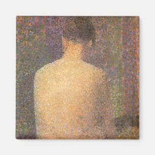 Aimant Modèle Derrière Georges Seurat, Art Vintage