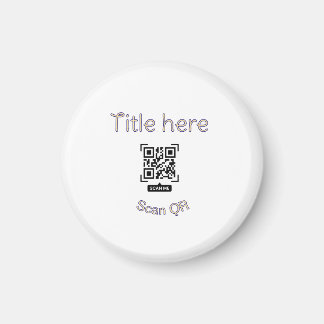 Aimant Modèle d'événement commercial avec scan de code Q 