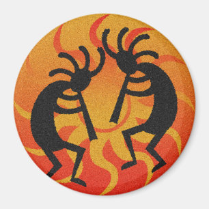 Aimant Modèle du Sud-Ouest Tribal Sun Kokopelli