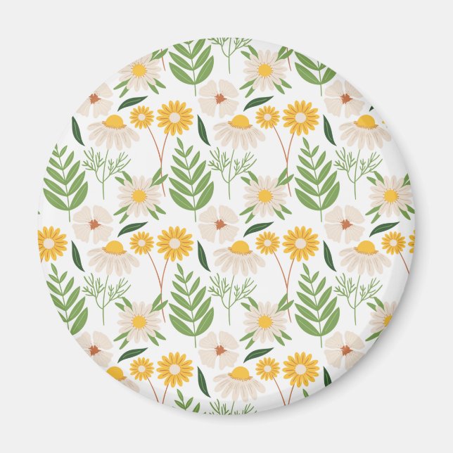 Aimant Modèle floral (Devant)