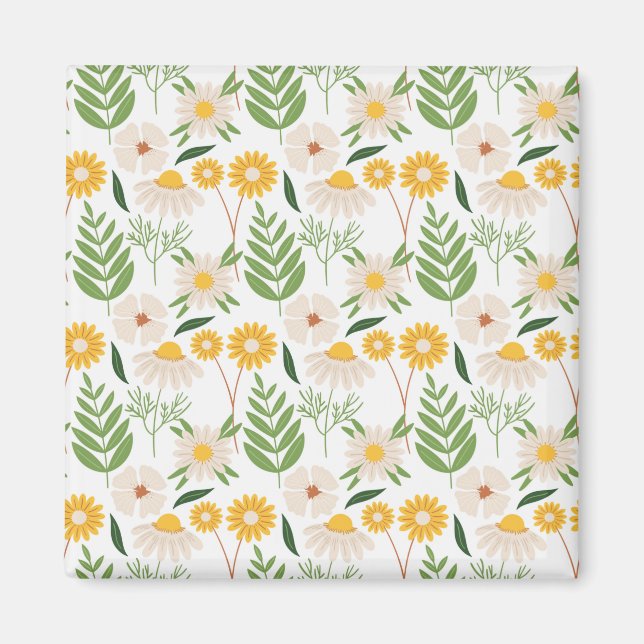 Aimant Modèle floral (Devant)