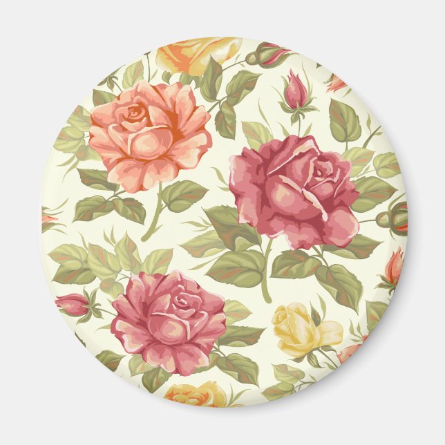 Aimant Modèle floral (Devant)