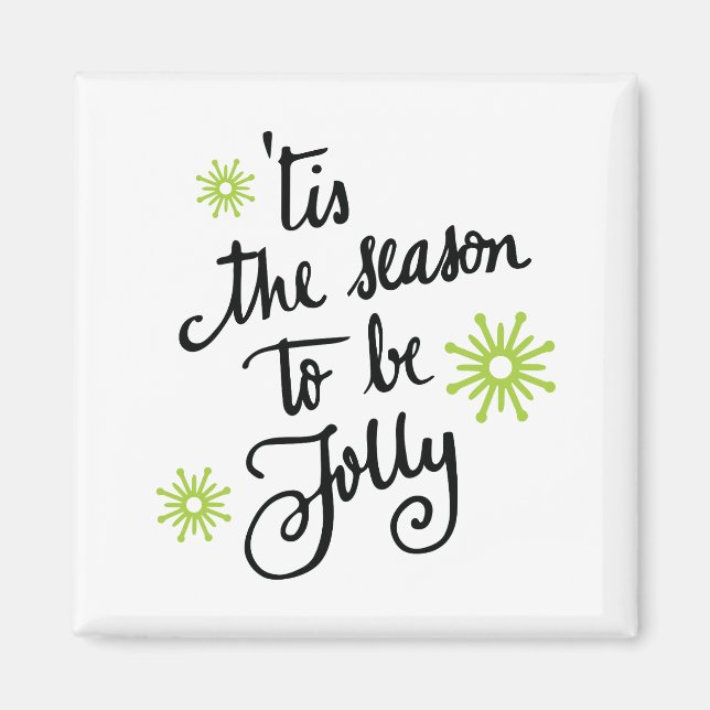 Aimant Modèle magnétique carré (Devant)