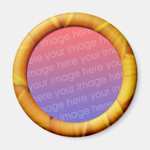 Aimant Modèle Pétale (bordure 3d de cadre d'effet)