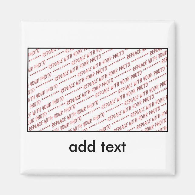 Aimant Modèle pour photo de groupe ou de classe (Devant)