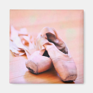 Aimant Modèle rose de danse de chaussures de Pointe de