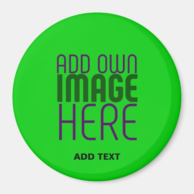 AIMANT MODÈLE TEXTE D'IMAGE VERTE MODERNE ÉDITABLE LIME (Devant)