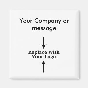 Aimant Modèle vide de logo d'affaires