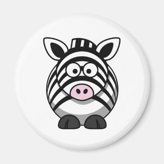 Aimant Modèle Zebra Cartoon mignon