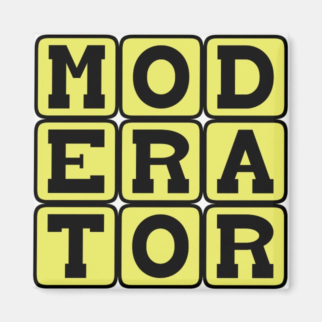 Aimant Modérateur, arbitre (Devant)