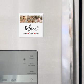 Aimant Modern Minimalist Mom Custom Photo & Name Keepsake