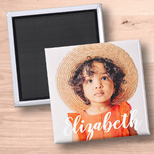 Aimant Modern Simple Script Ajouter votre nom et photo