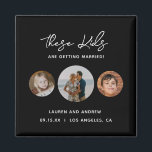 Aimant Modern Simple Script Photo Mariage Enregistrer La<br><div class="desc">Modern Simple Script Photo Wedding Enregistrer L'aimant Date</div>