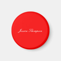 Moderne élégant Plain Simple Professionnel Rouge