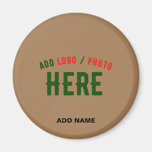 AIMANT MODERNE ET MODERNE PERSONNALISABLE BROWN VÉRIFIÉ