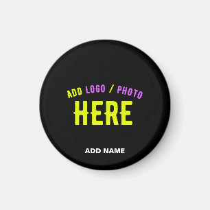 AIMANT MODERNE ET MODERNE PERSONNALISABLE NOIR VÉRIFIÉ