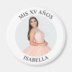 Aimant Moderne minimaliste Mis XV Años Photo