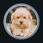 Aimant Moderne Simple Jouer Élégant Chic Paw Pet Photo<br><div class="desc">Ce design simple et classique est composé de typographie sans serif et d'ajouter une photo personnalisée de votre animal de compagnie.</div>