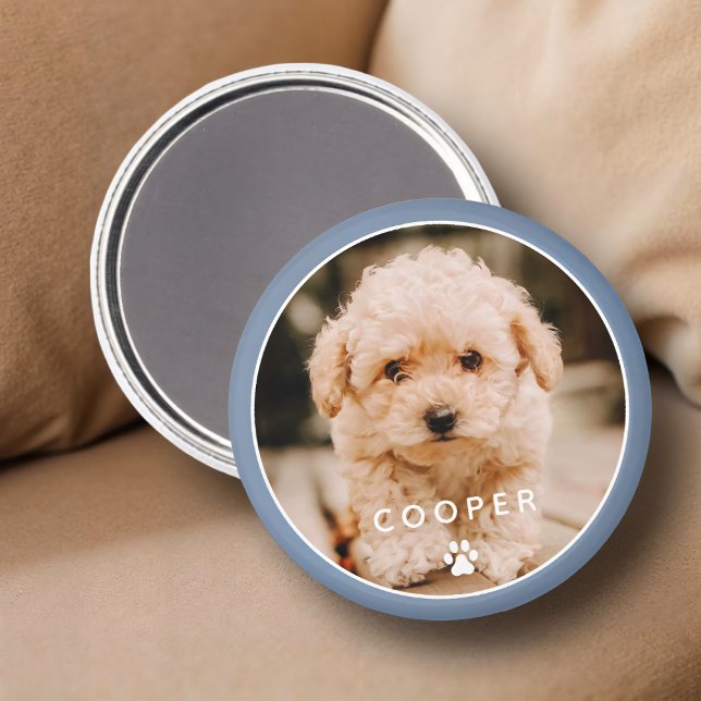 Aimant Moderne Simple Jouer Élégant Chic Paw Pet Photo (Créateur téléchargé)