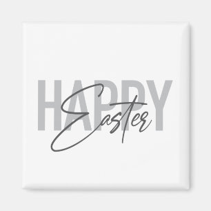 Aimant Moderne, simple, typographie cool Joyeux Pâques