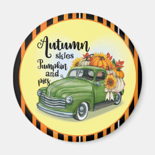 Aimant Moderne Thanksgiving Belle collection d'automne