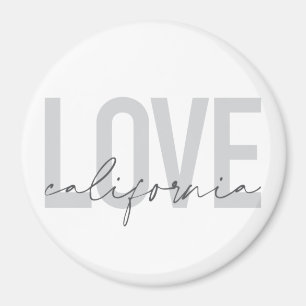 Aimant Moderne, urbain, tendance, design cool Love Califo