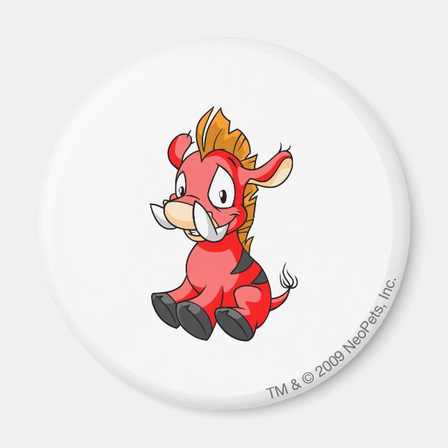 Aimant Moehog Red (Devant)