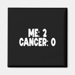 Aimant Moi Deux Cancer 0 Deux fois Survivant Chemo Radiat