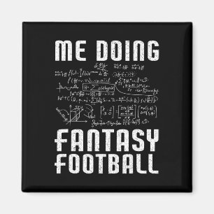 Aimant Moi faisant une journée de draft de football fanta