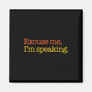 Aimant Moi je parle Biden Harris 2024 Président Amérique