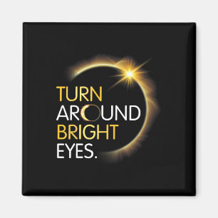 Aimant Moi Vous Totale Éclipse Solaire Tournez Autour De