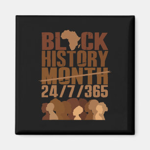 Aimant Mois de l'histoire des Noirs 247365 Afro-Américain