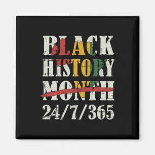 Aimant Mois De L'Histoire Des Noirs 247365 Avec Drapeau C