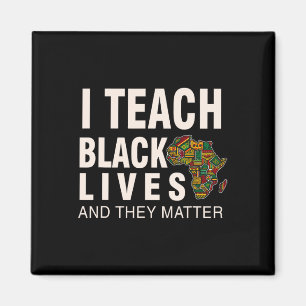Aimant Mois de l'histoire des Noirs Blm J'enseigne les vi