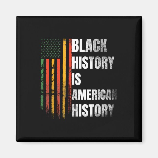 Aimant Mois de l'histoire des Noirs Femmes Drapeau afro-a (Devant)