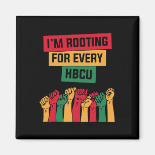 Aimant Mois de l'histoire des Noirs Hbc Je soutiens chaqu