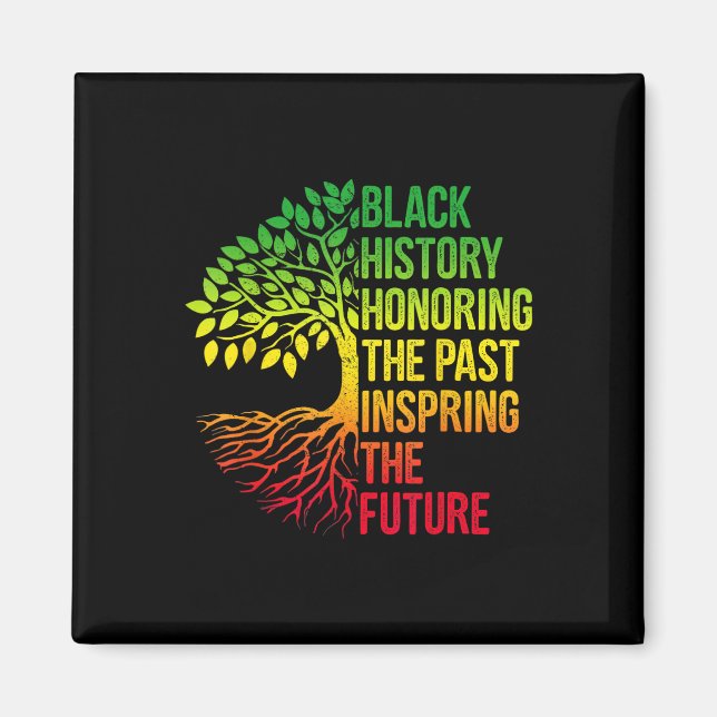 Aimant Mois de l'histoire des Noirs honorant le passé Ins (Devant)