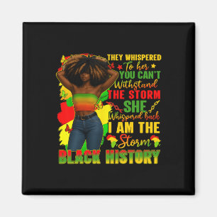 Aimant Mois de l'histoire des Noirs Je suis la tempête Re
