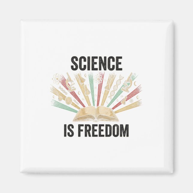 Aimant Mois de l'histoire des Noirs La science est la lib (Devant)