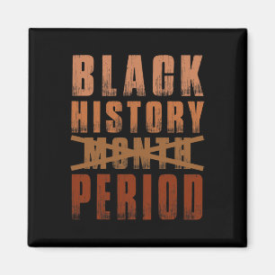 Aimant Mois de l'histoire des Noirs Période Mélanine Afro