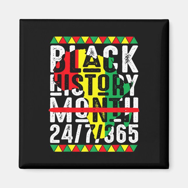 Aimant Mois de l'histoire des Noirs Un mois ne peut conte (Devant)