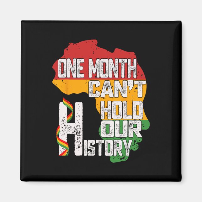Aimant Mois de l'histoire des Noirs Un mois ne peut conte (Devant)