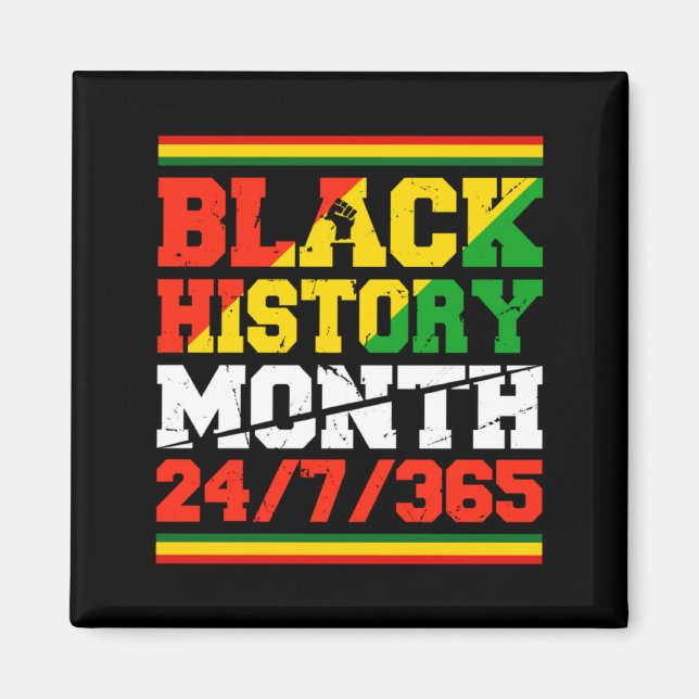 Aimant Mois de l'histoire des Noirs Un mois ne peut conte (Devant)