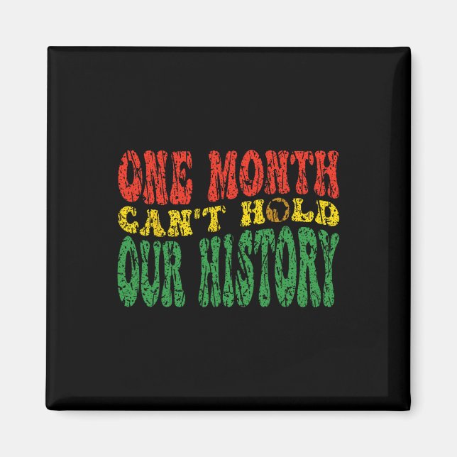 Aimant Mois de l'histoire des Noirs Un mois ne peut conte (Devant)