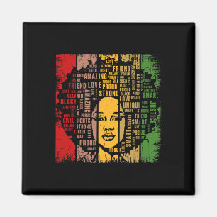 Aimant Mois de l'histoire noire Culture du patrimoine afr